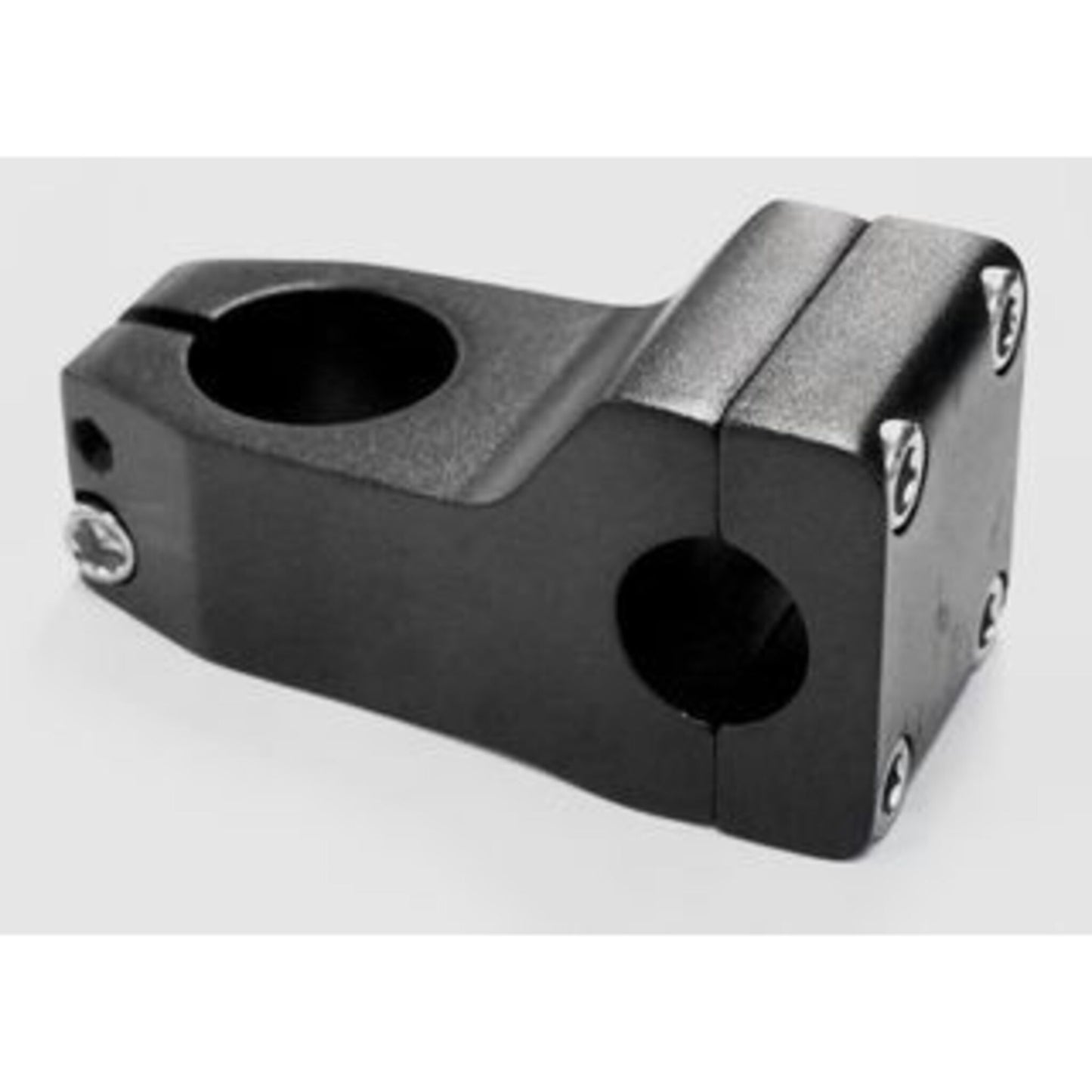 Bulletproof BMX A-Head Headstem in black, measuring 28.6x55mm, compatible with 22.2mm handlebars.