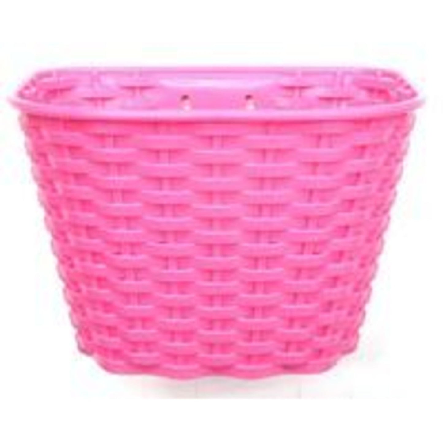Sunnywheel Front Bike Basket - Pink Plastic for 16-20" Bicycles