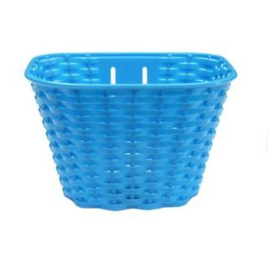 Sunnywheel Blue Plastic Bike Basket for 16-20" Bicycles