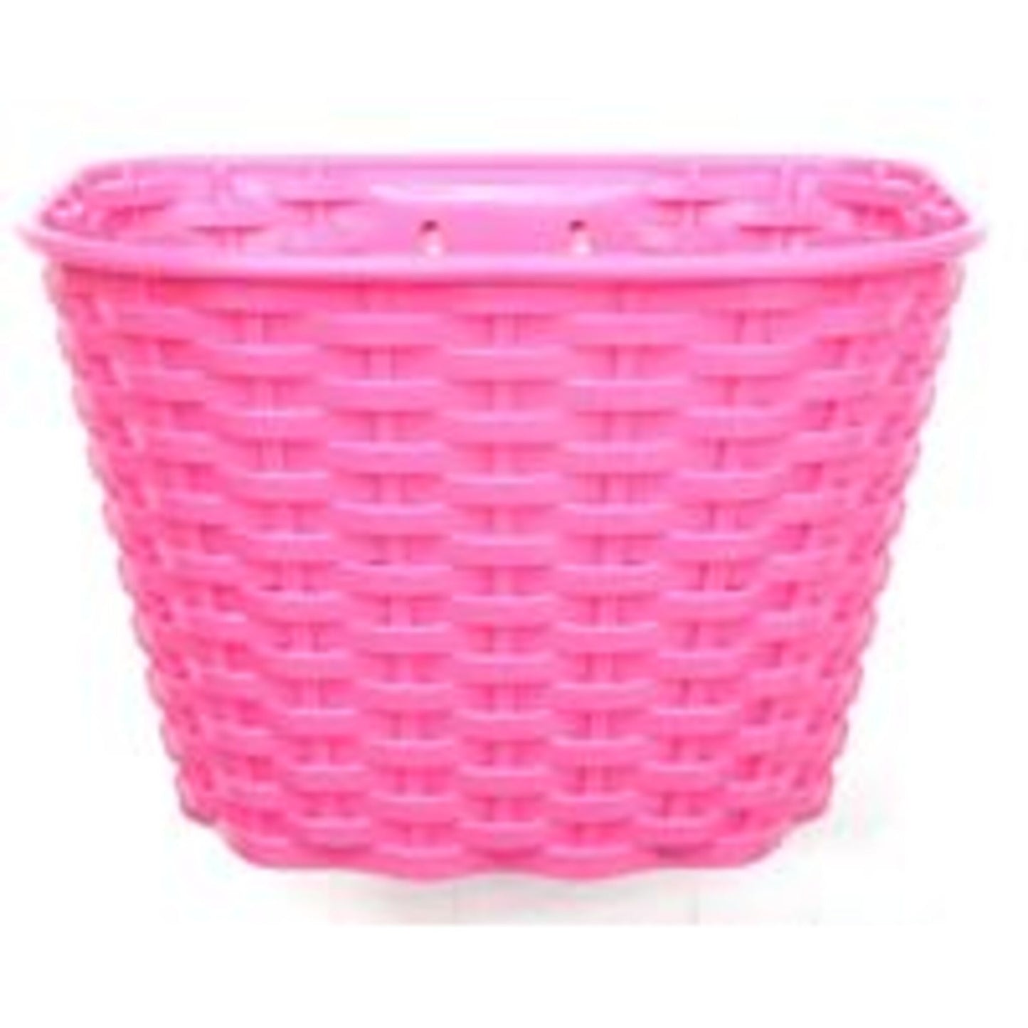 Sunnywheel Front Bike Basket - Pink Plastic for 16-20" Bikes