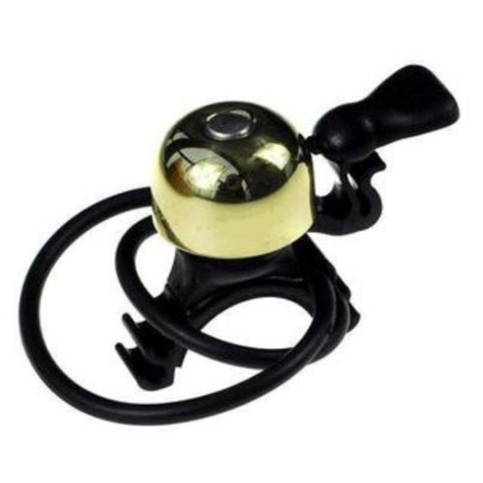 ProSeries Mini Flick Bell - Brass Top featuring two "O" Rings for bars measuring 19.2-31.8mm.