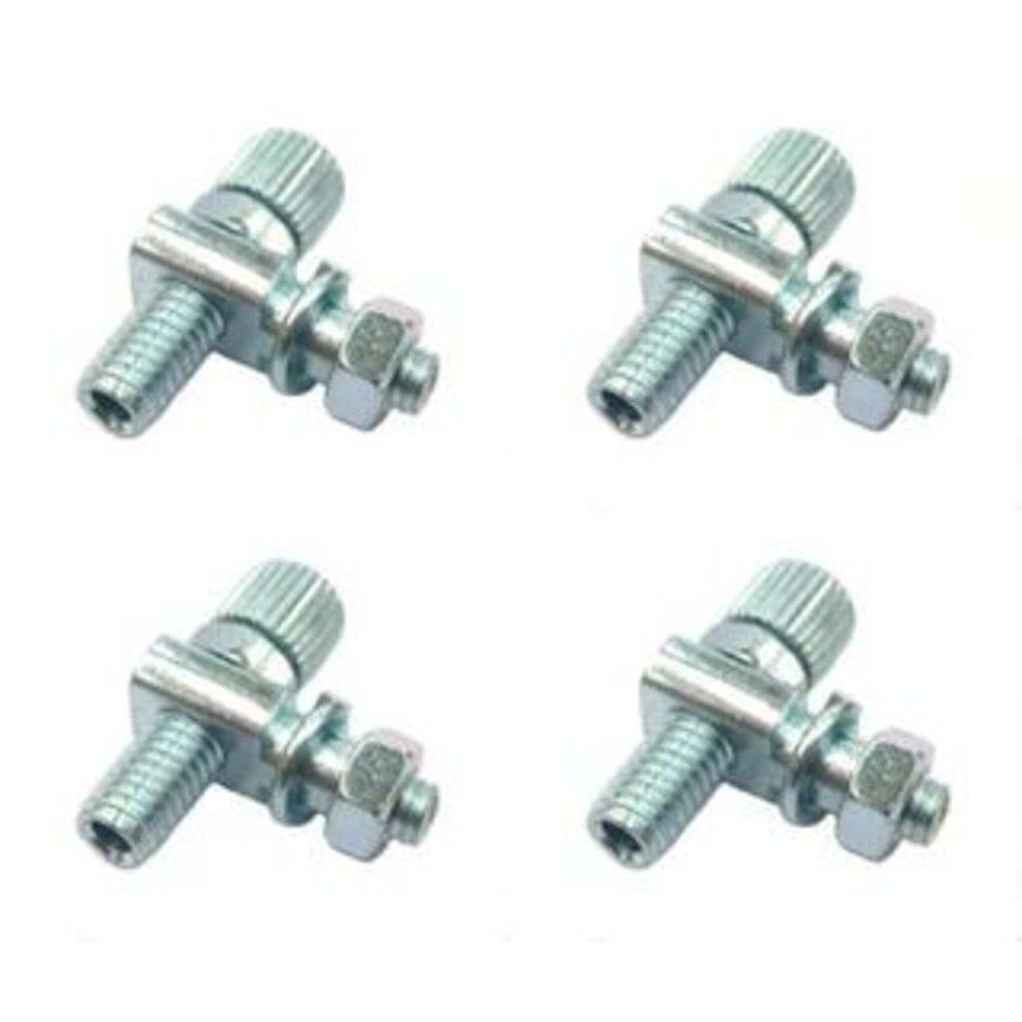 Set of 4 Steel M5 Brake Cable Adjustment Barrels