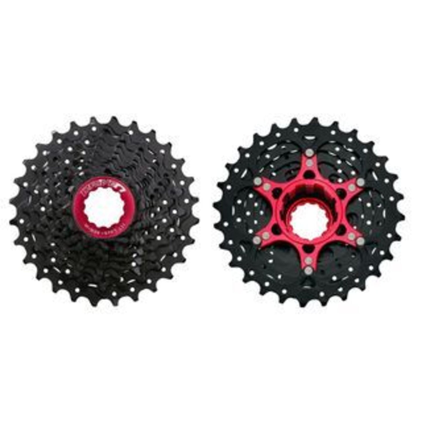 Sunrace SRAM CSRX0 10-Speed Cassette - 11-32T in Black Chrome.