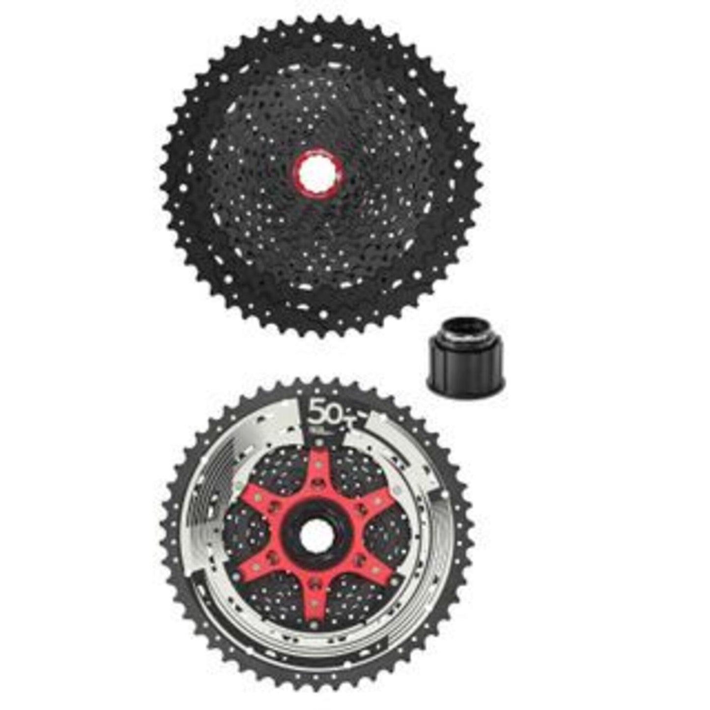 Sunrace MZ91X 12-Speed Cassette - Compatible with XD Driver, 10-50T in Black