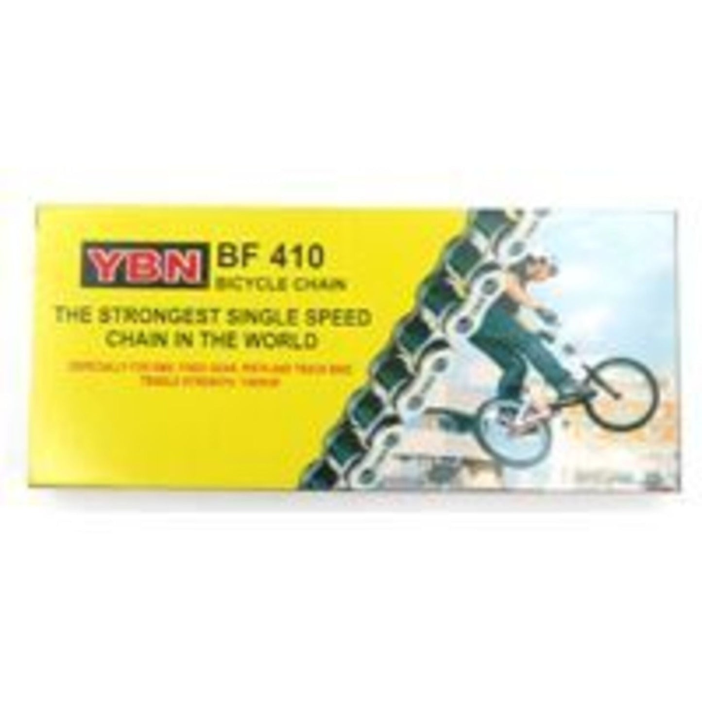 YBN BF-410 Chain - Sturdy Chrome-Plated 116 Links