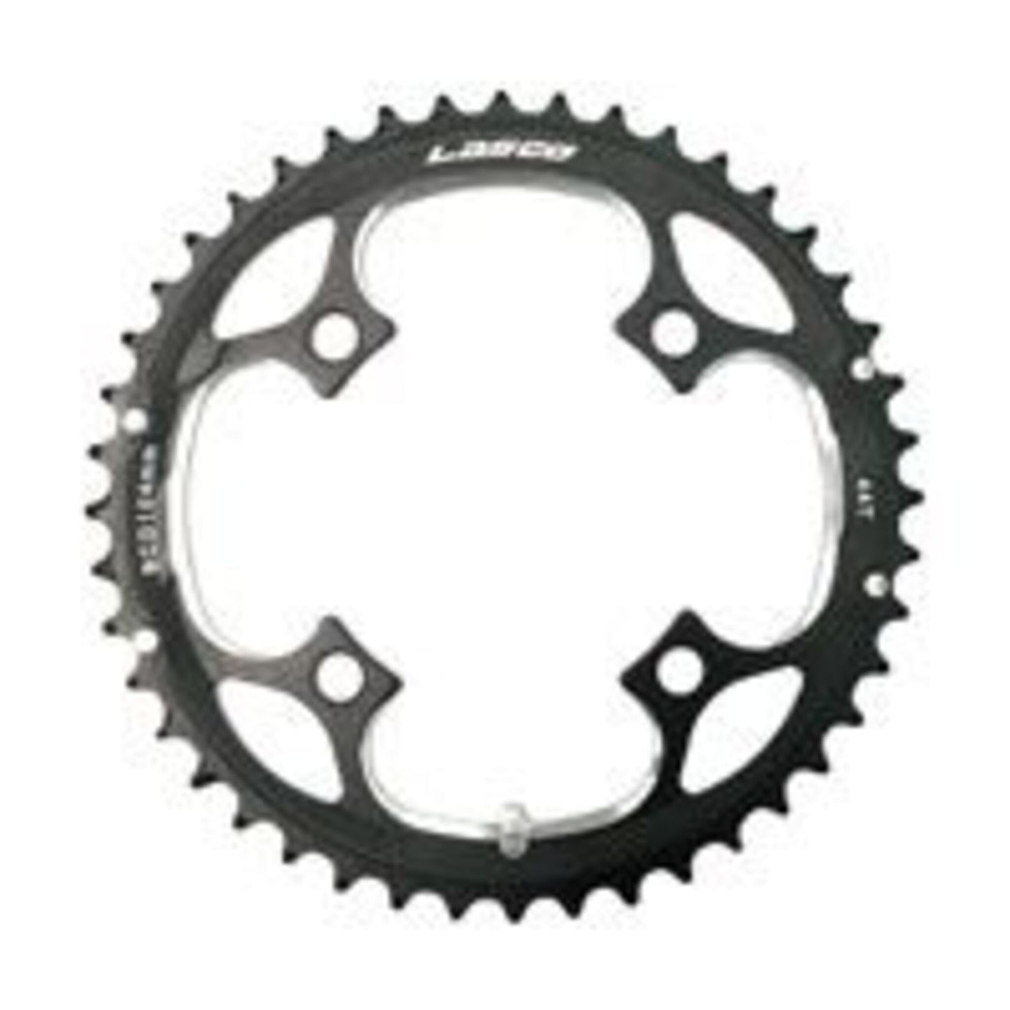 Black Alloy CNC Chainring, 44T, 104/64 BCD.