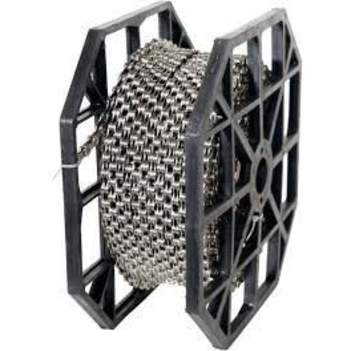 KMC X12 Chain Roll - 12-Speed, 50 meters long, in Silver and Black.