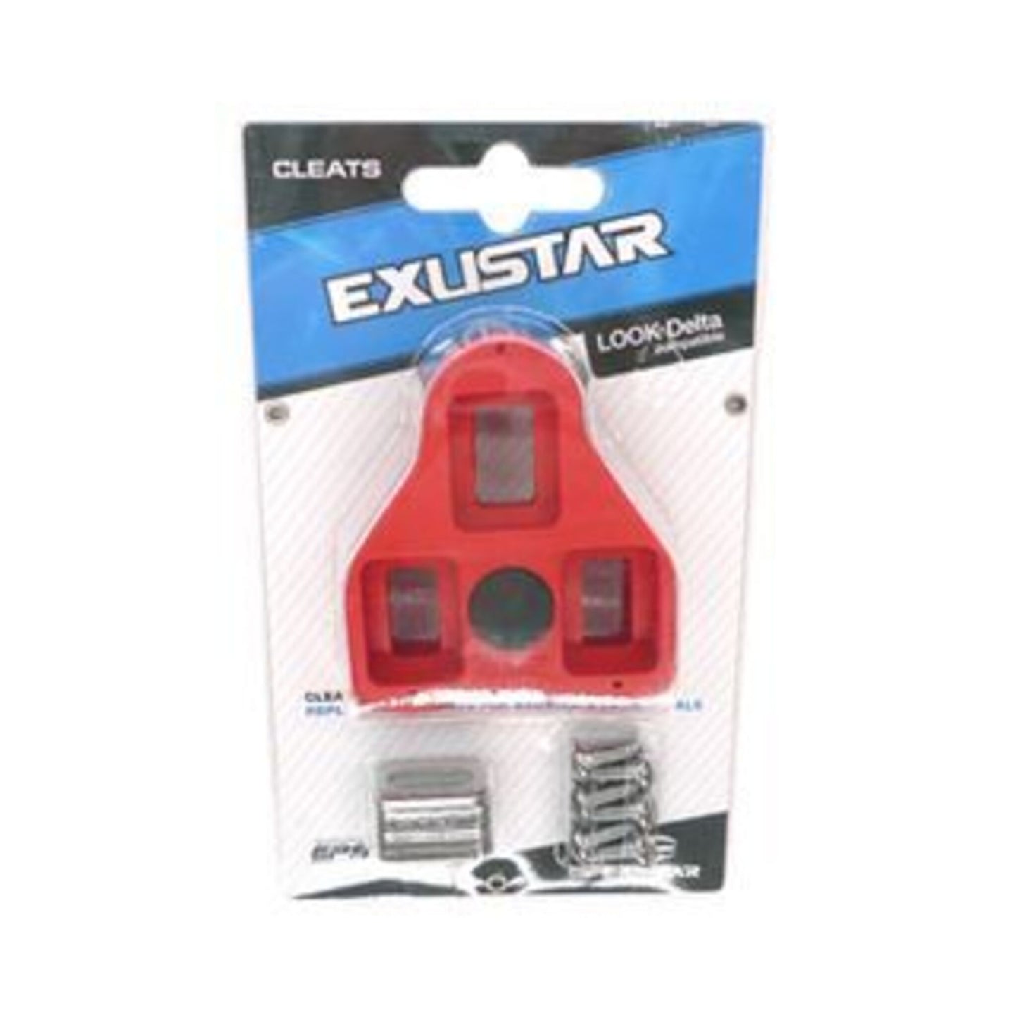 VP Delta 9 Degree Float Cleats in Red, compatible with Look Delta.