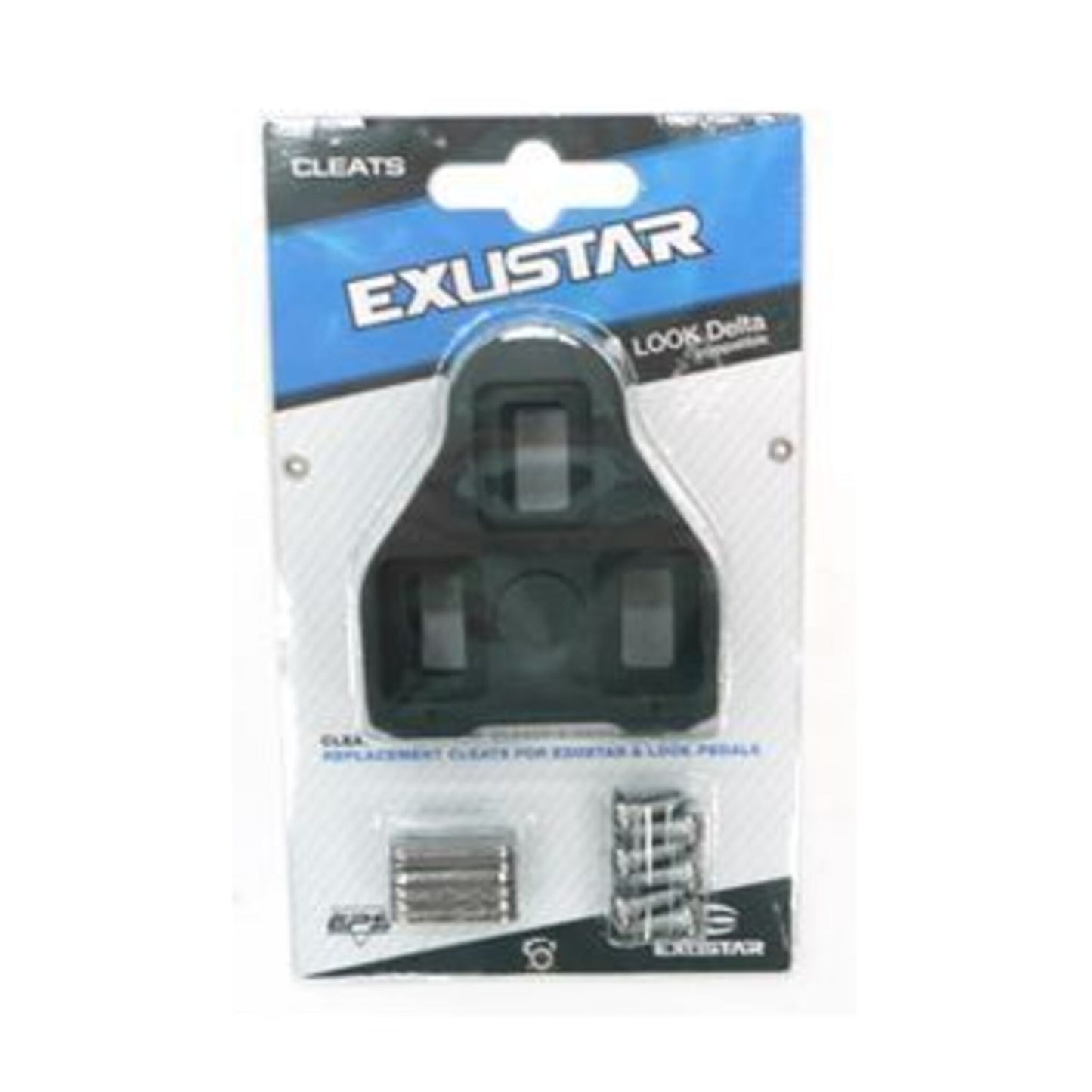 VP Look Delta Road Cleats, Fixed/Zero Float in Black.