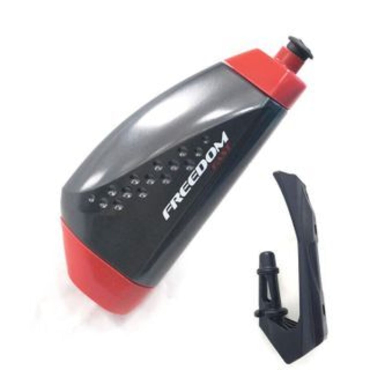 Freedom Cycle System Fast Aero Bottle with Mounting Pin - Black and Red