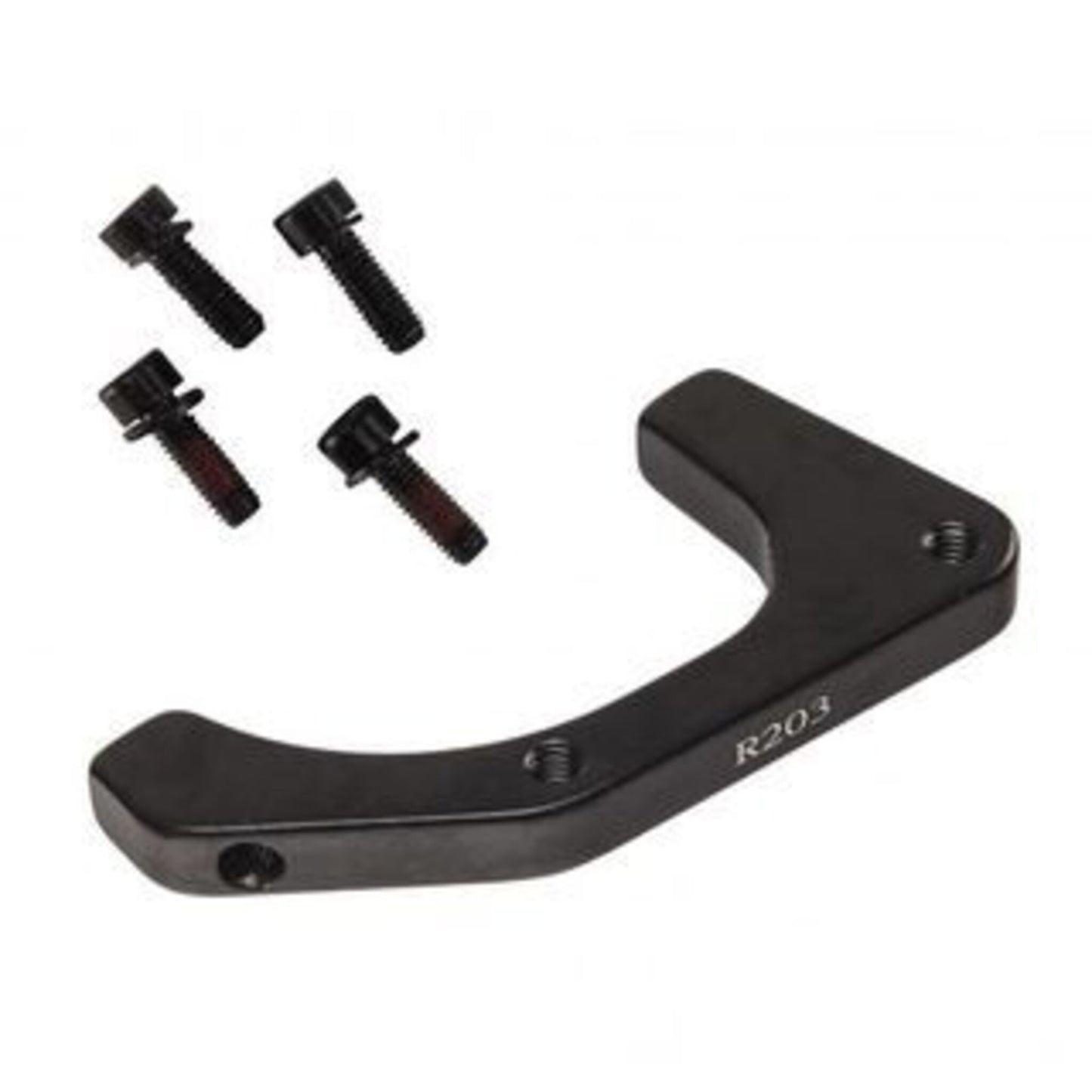 Black Rear Disc Brake Adapter for 203mm Rotor