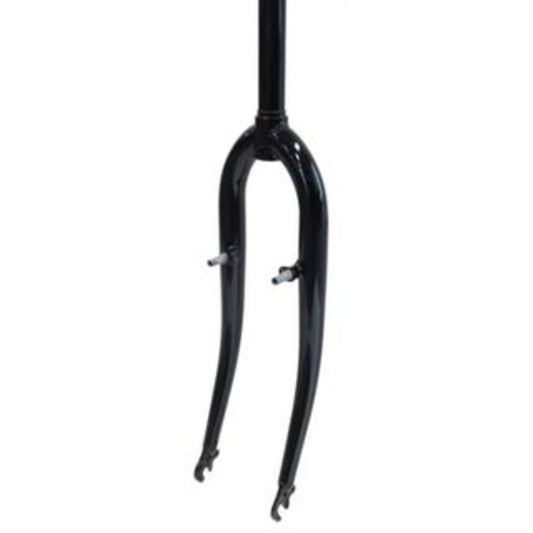 Threaded 26 Fork with Pivots, 100mm, 1" Inner Diameter, 230mm Stem, Black.