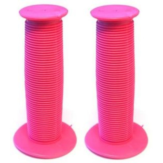 12" Pink Bike Handlebar Grips by GRIPS Mushroom