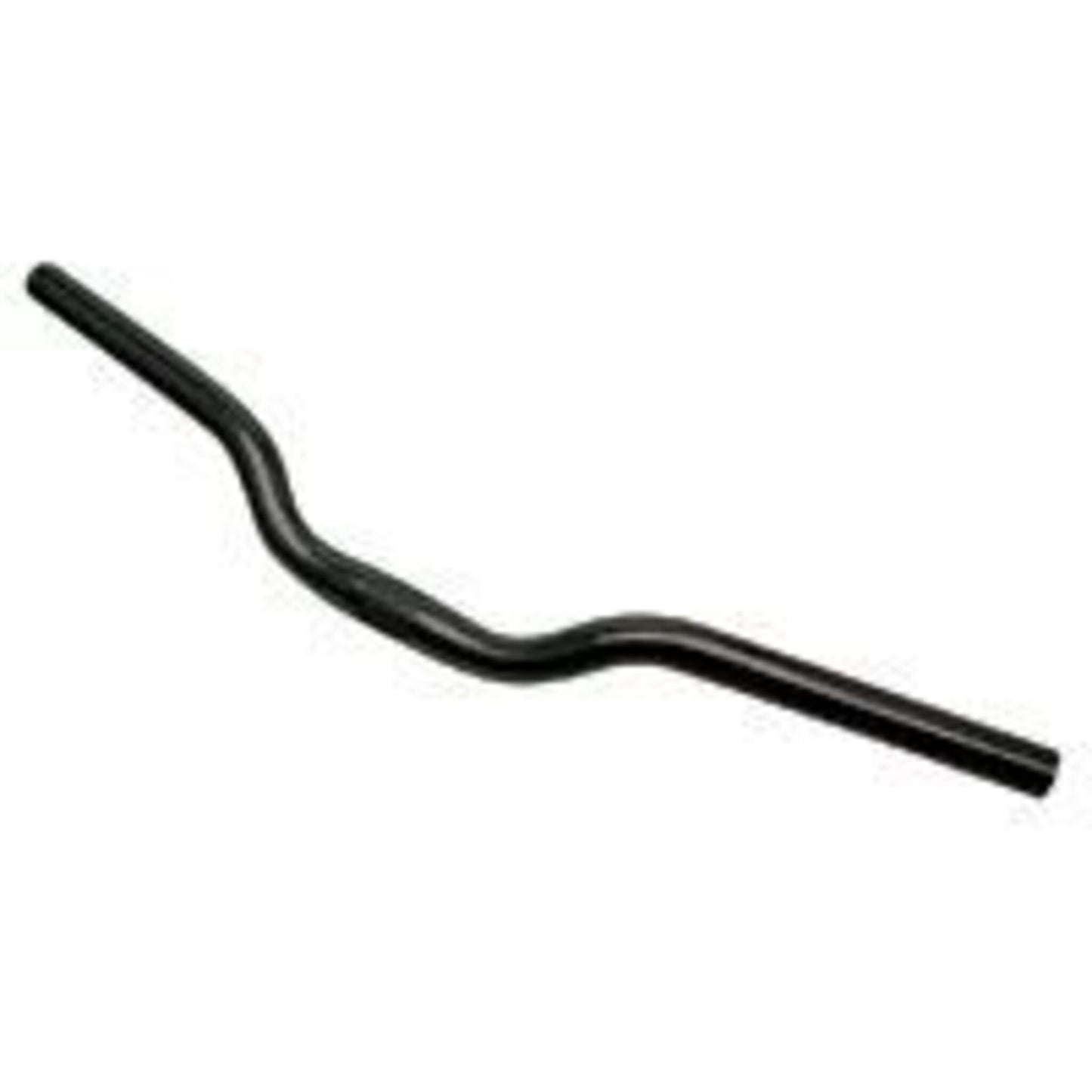 Black Alloy Handlebar, measuring 25.4mm in diameter, 62cm in width, and featuring a 30mm rise.