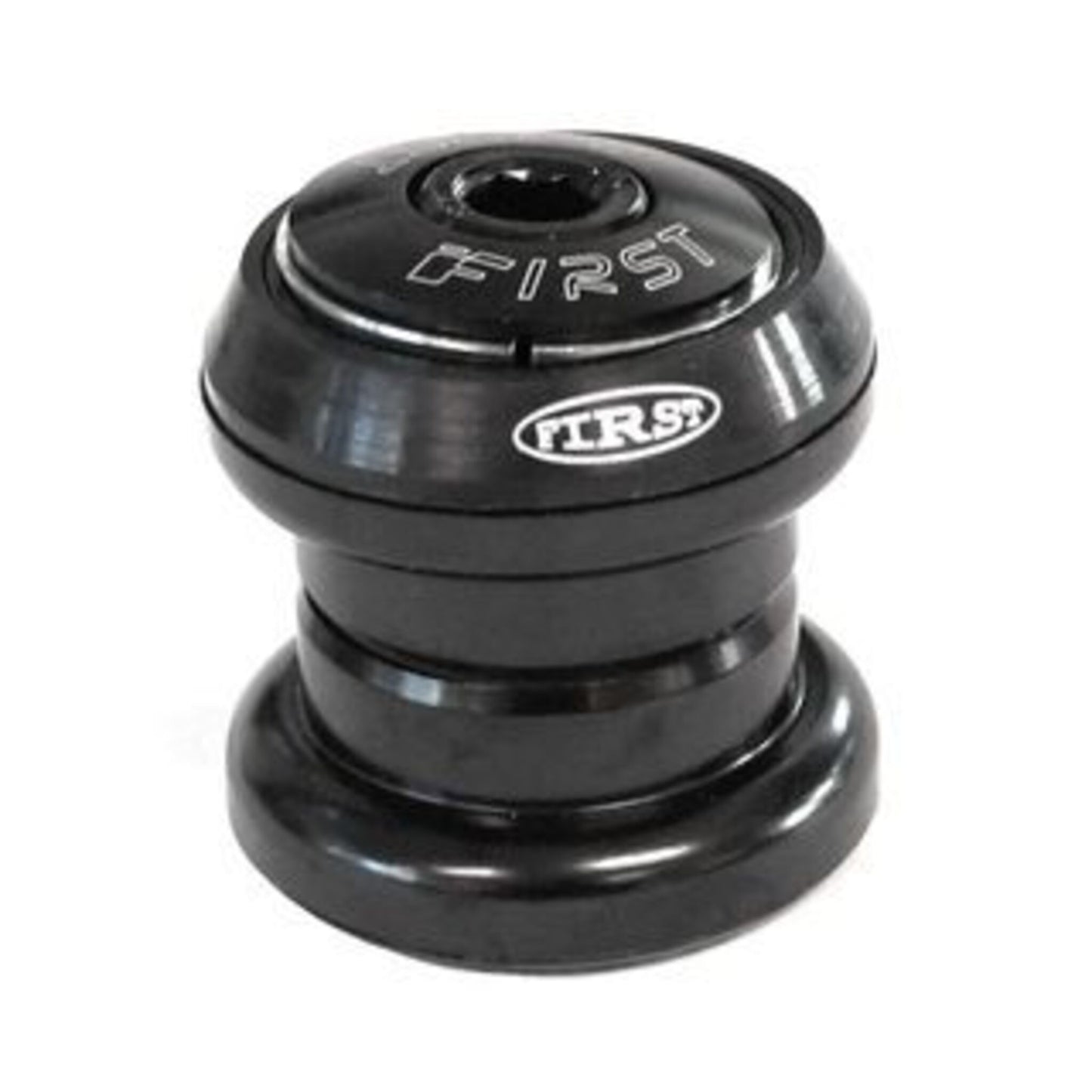 VP FIRST BMX/Freestyle Threadless Headset - Black, Ball Retainer, Diameter: 28.6mm/34mm/30mm.