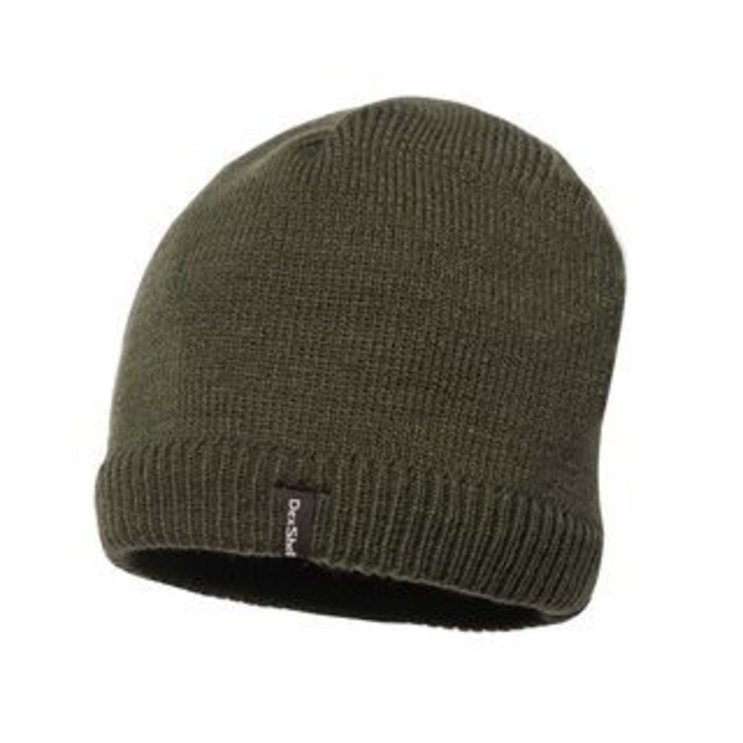 DEXSHELL Beanie Solo in Olive Green - Waterproof and Windproof (Size Small/Medium)
