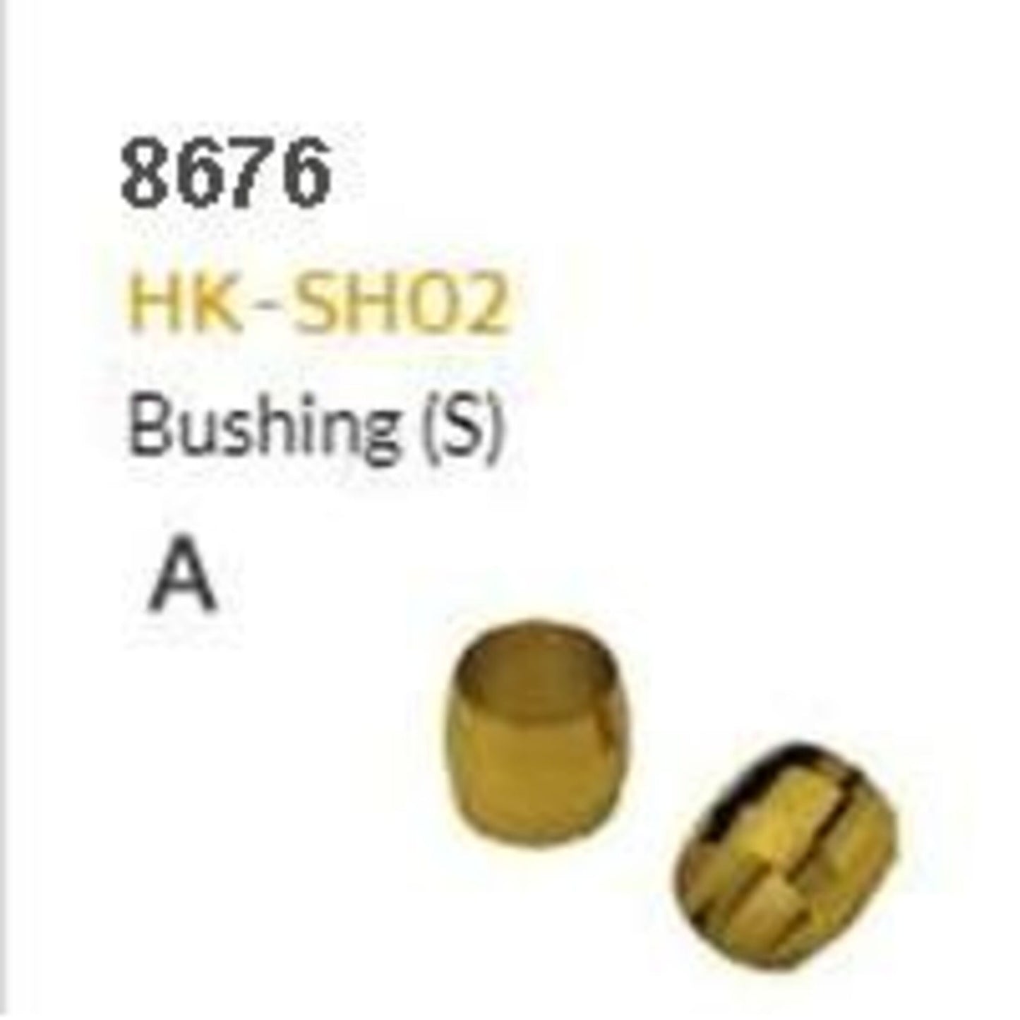 Alligator Shimano - similar to HK-SH02 Hydraulic Hose Fitting - Brass Olive/Bushing.