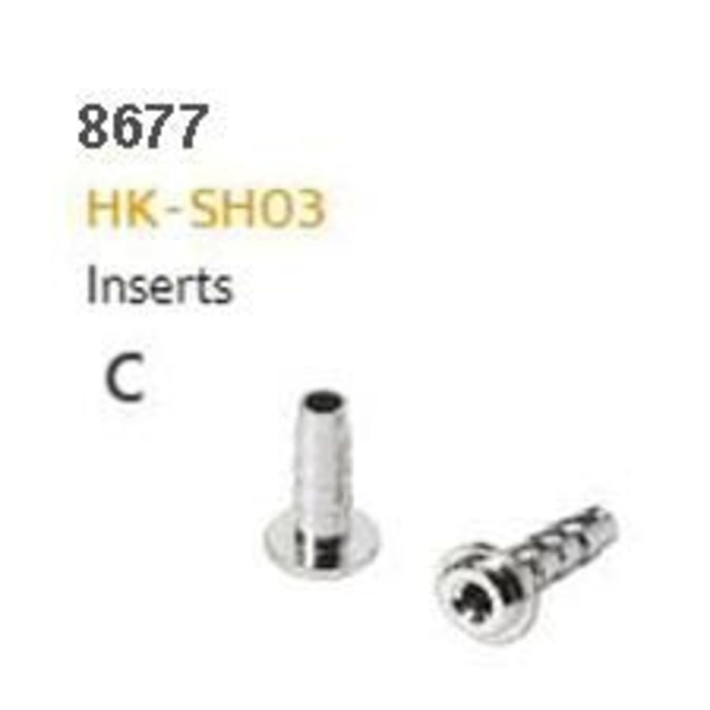 10-Pack of Brass Barb Inserts for Alligator Shimano - Similar to HK-SH03 Hydraulic Hose Fitting