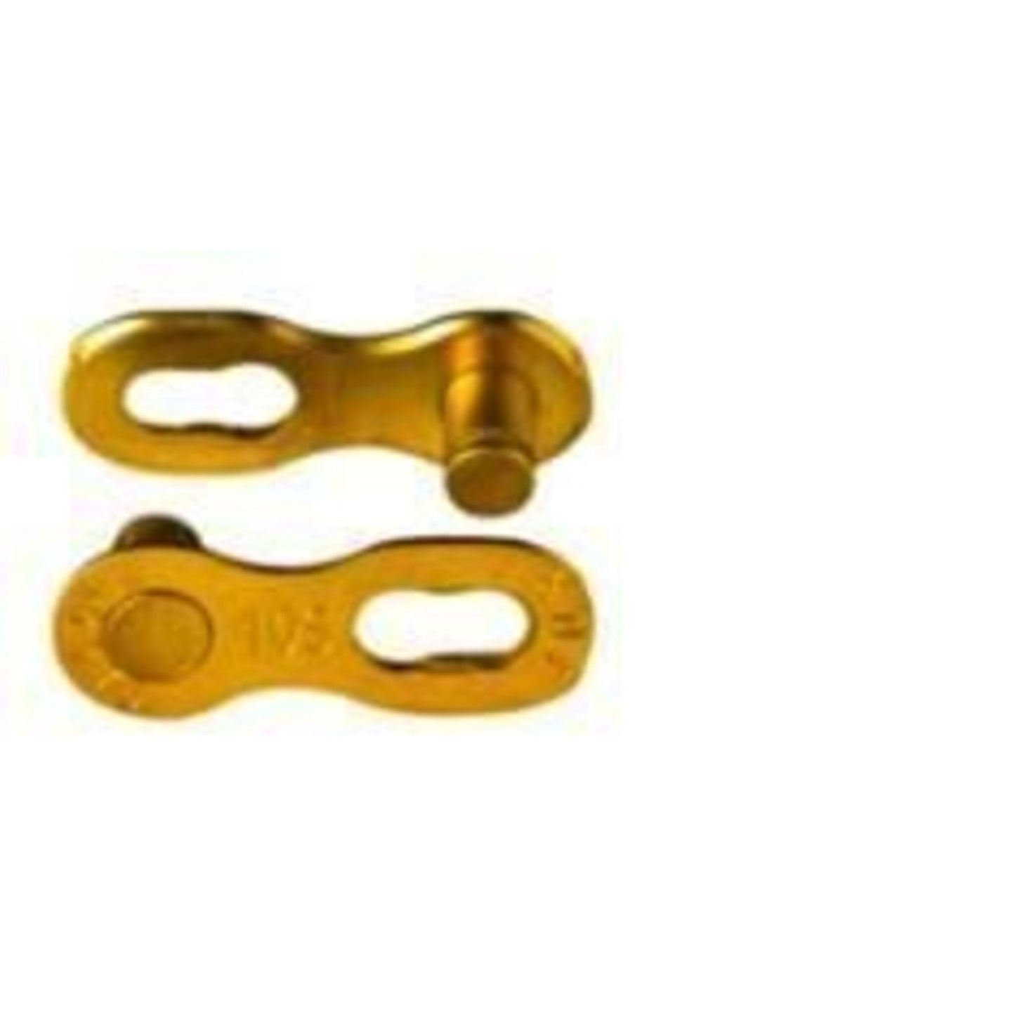 KMC 10-Speed Ti-N Gold Connecting Links - 2 pieces per MF card.
