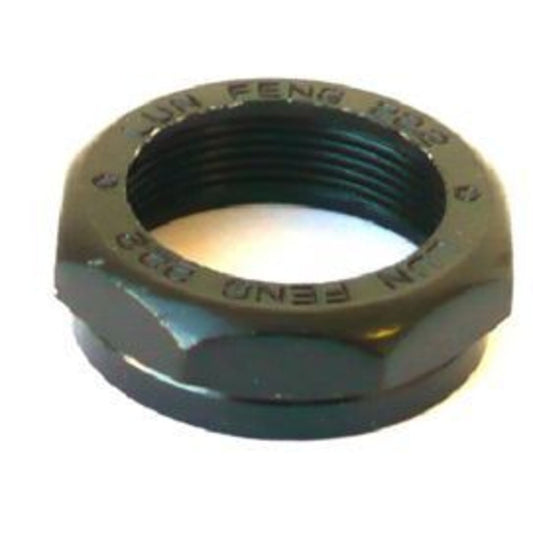 Black 22.2mm Lock Nut - Pack of 2