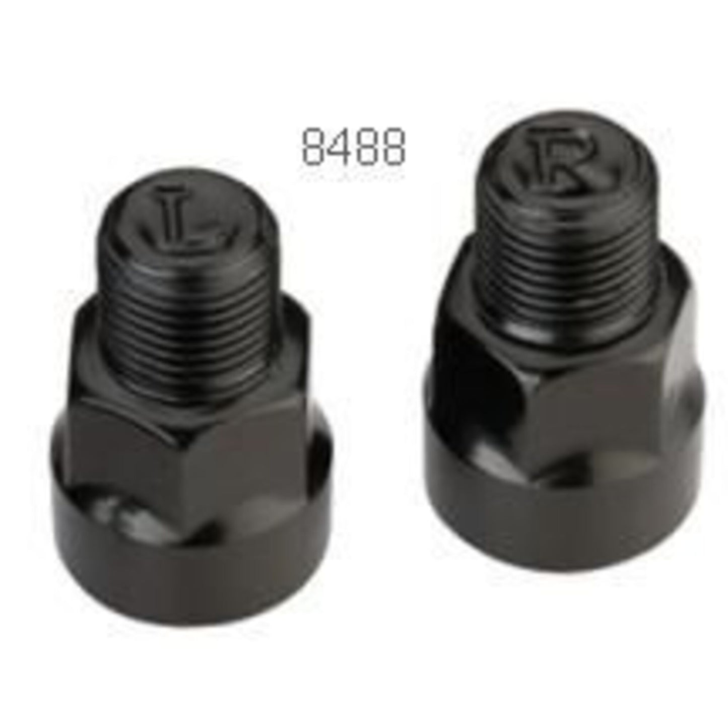VP Steel Pedal Thread Adapters - Converts 1/2" to 9/16" (Pack of 2)