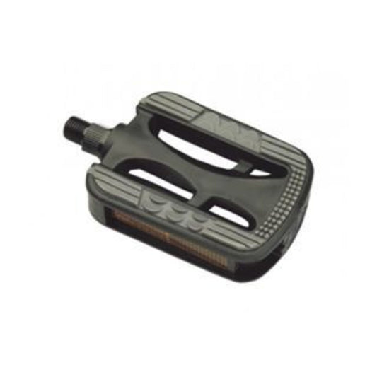 VP City/Comfort Pedals - 9/16", made of PP with a rubber inlay, in black.