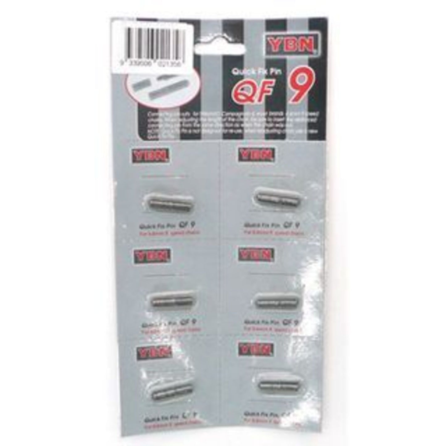Pack of 6 Cards for YBN Quick Fix Pin 9 Speed PIN