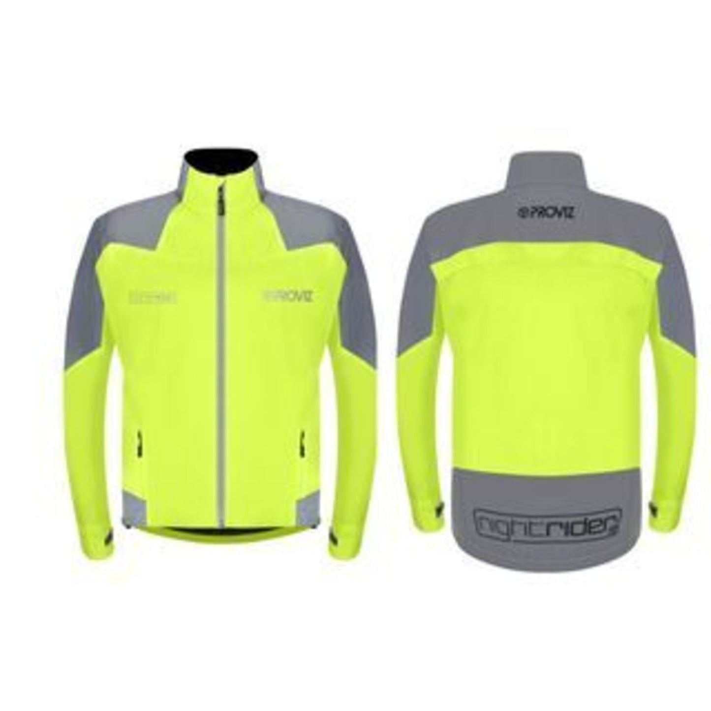 PROVIZ Nightrider Jacket in Yellow (Medium) - High Visibility Jacket Model PV1501