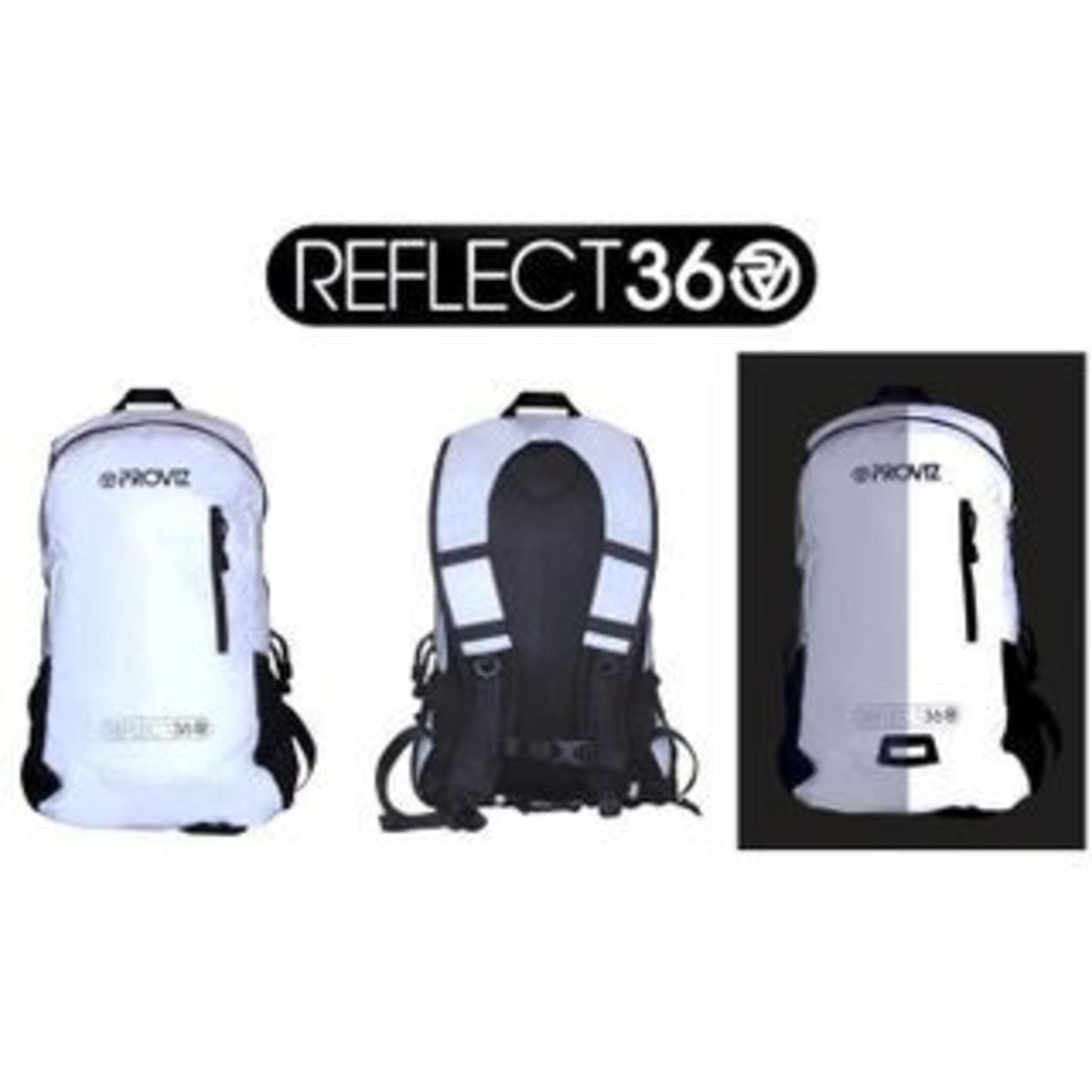PROVIZ Reflect360 Cycling Backpack, Large 30L, Water-Resistant, Dimensions: 54cm x 34cm.
