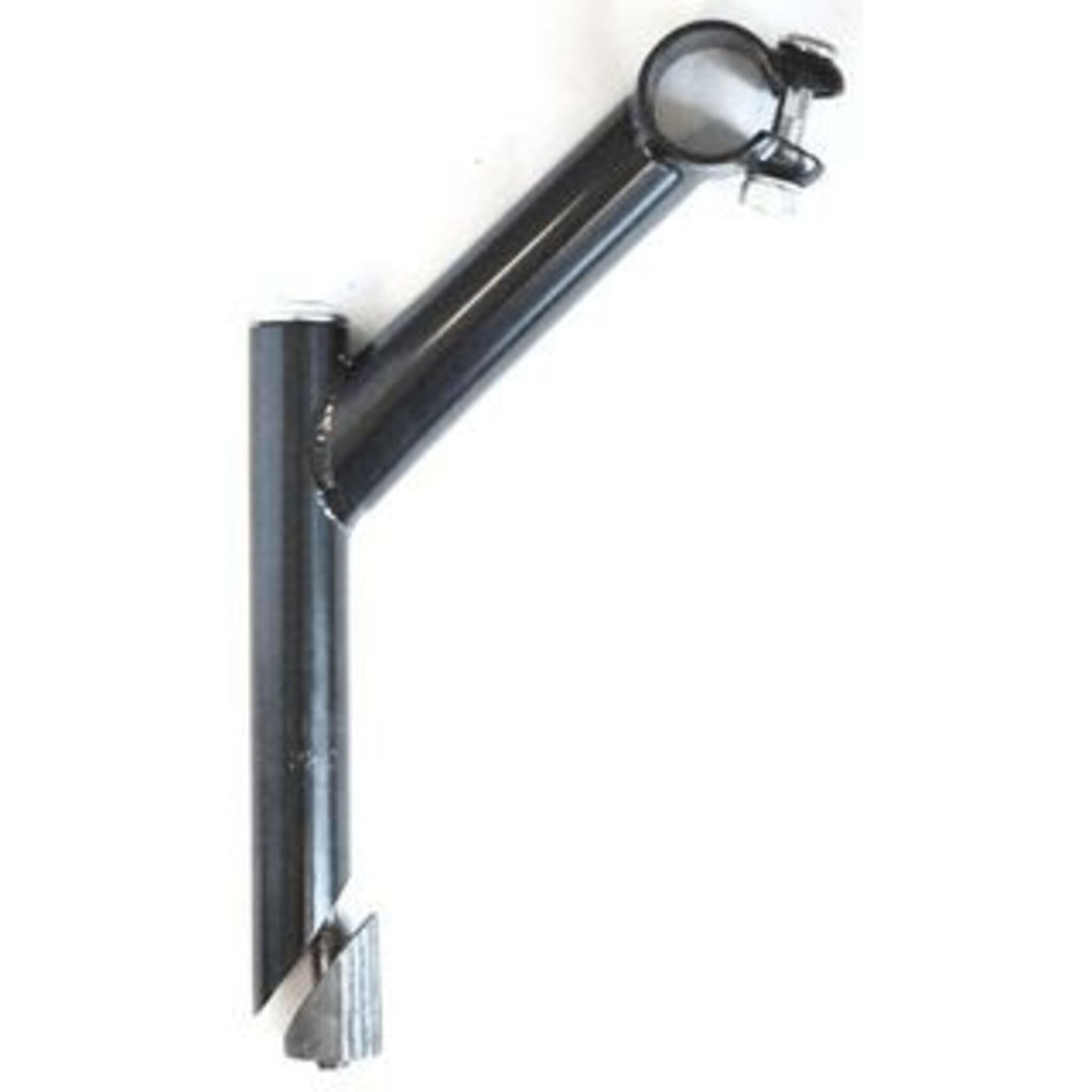 MTB Quill Stem, 22.2mm x 120mm, for 25.4mm handlebars, in black.