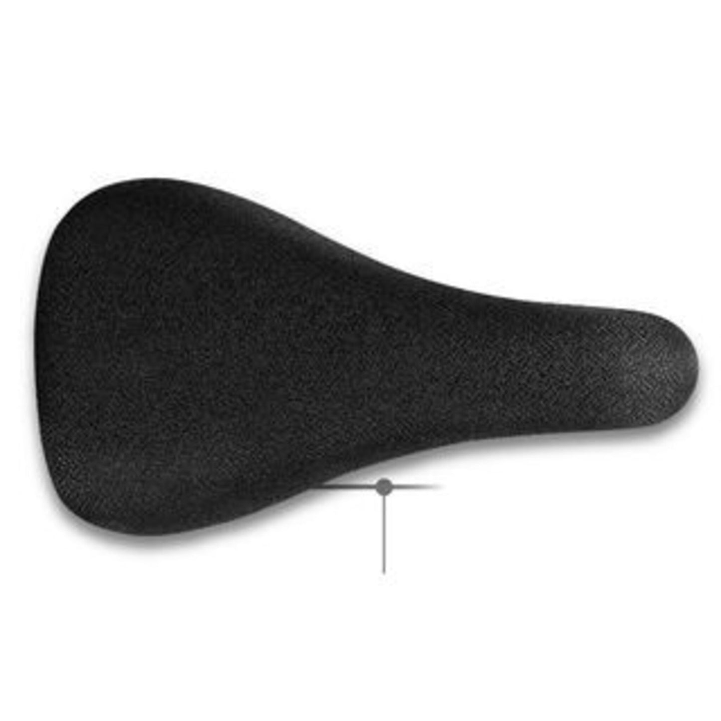 DDK Junior Saddle - Black Vinyl Cover with a 25.4mm x 200mm Seat Post