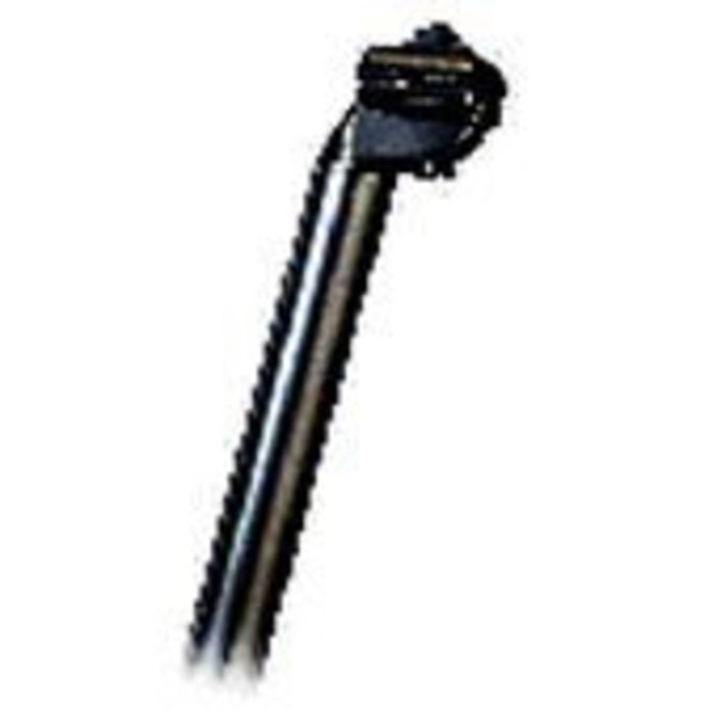 Black Micro-Adjust Alloy Seat Post, 26.8mm x 350mm