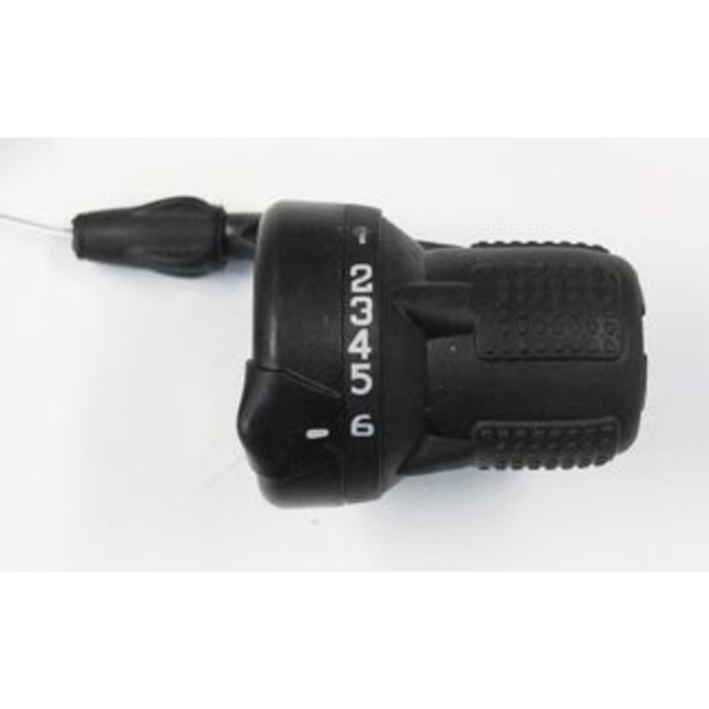 ShiftMaster 6-Speed Grip Shifter: Indexed, smooth shifting, and user-friendly.