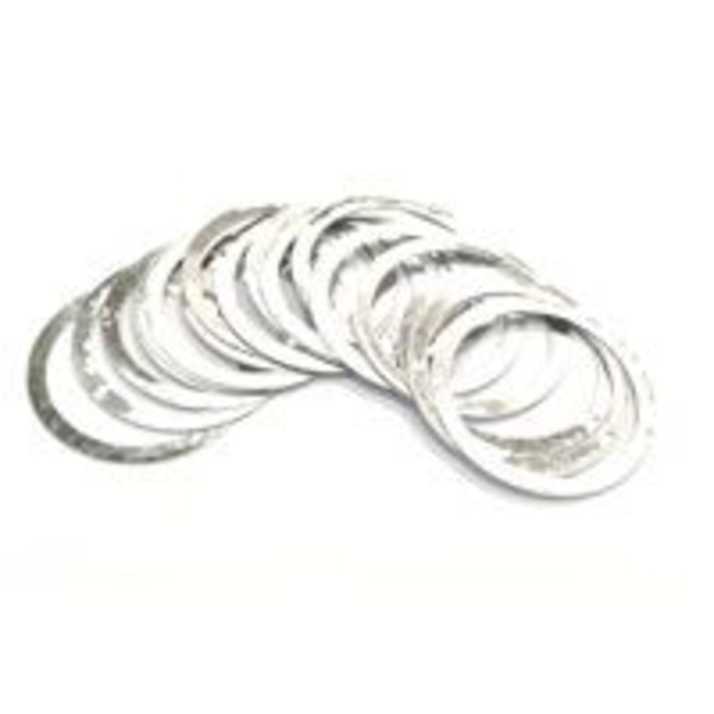 Bag of 20 Micro Spacer 1 1/8" Head Parts in Silver, 0.25mm.