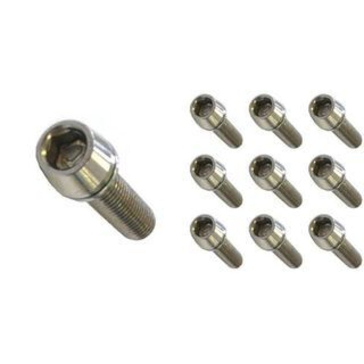 Pack of 10 Stainless Steel M5 Allen Key Stem Bolts - 20mm