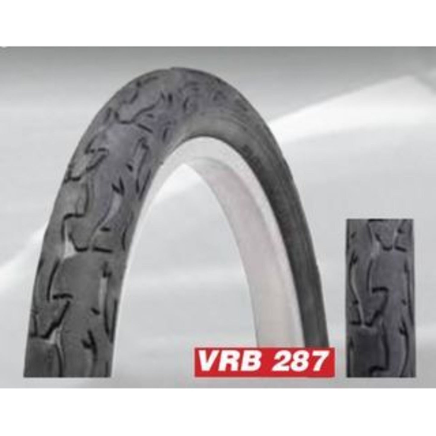 VeeRubber 24x3.0 Slick Black Fat Bike Tire