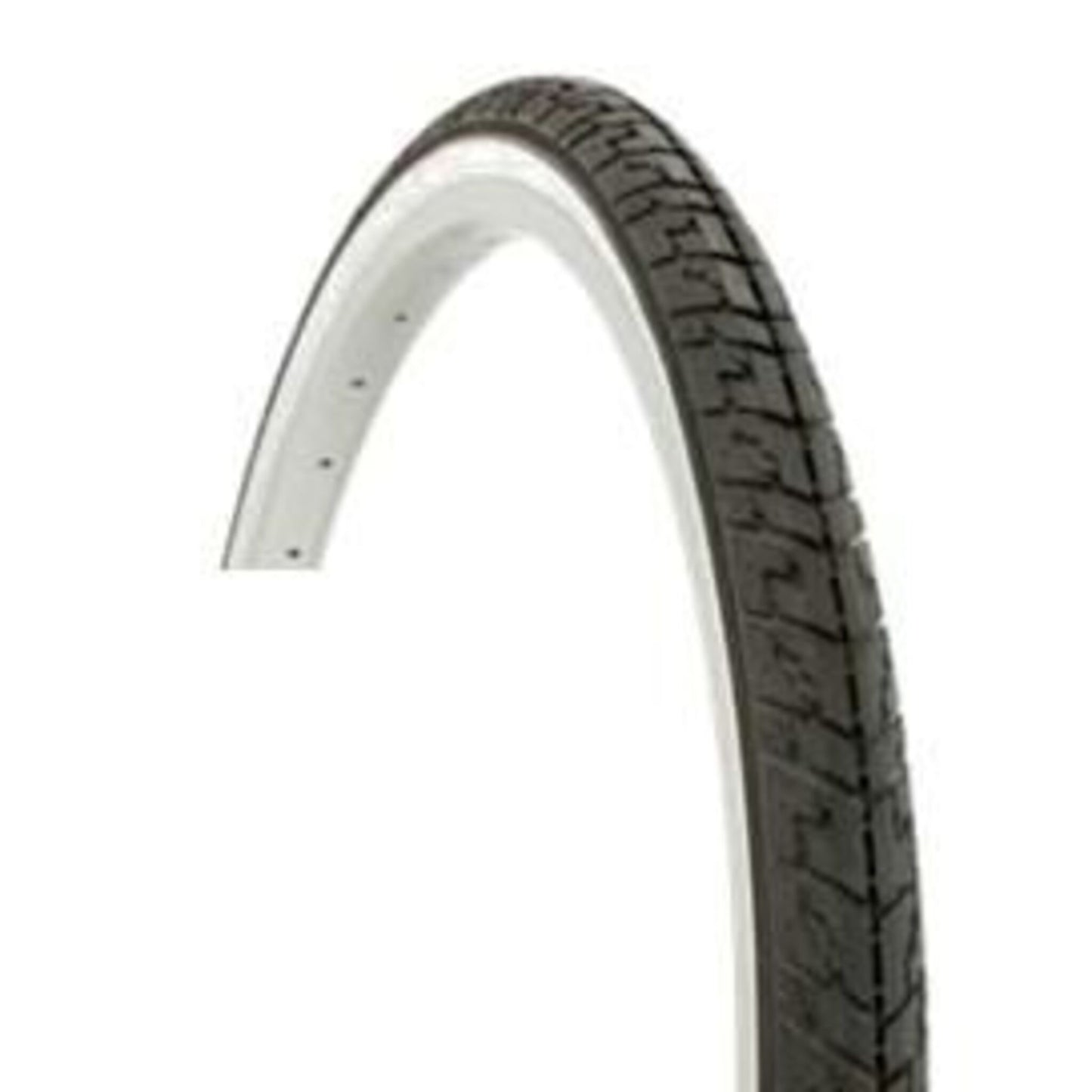 Duro Road Cruiser Tire 700x35c in Black with White Wall.