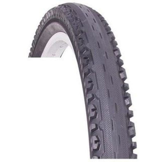 VeeRubber 26x1.95 Tire with a Smooth Tread and Knobby Sides.
