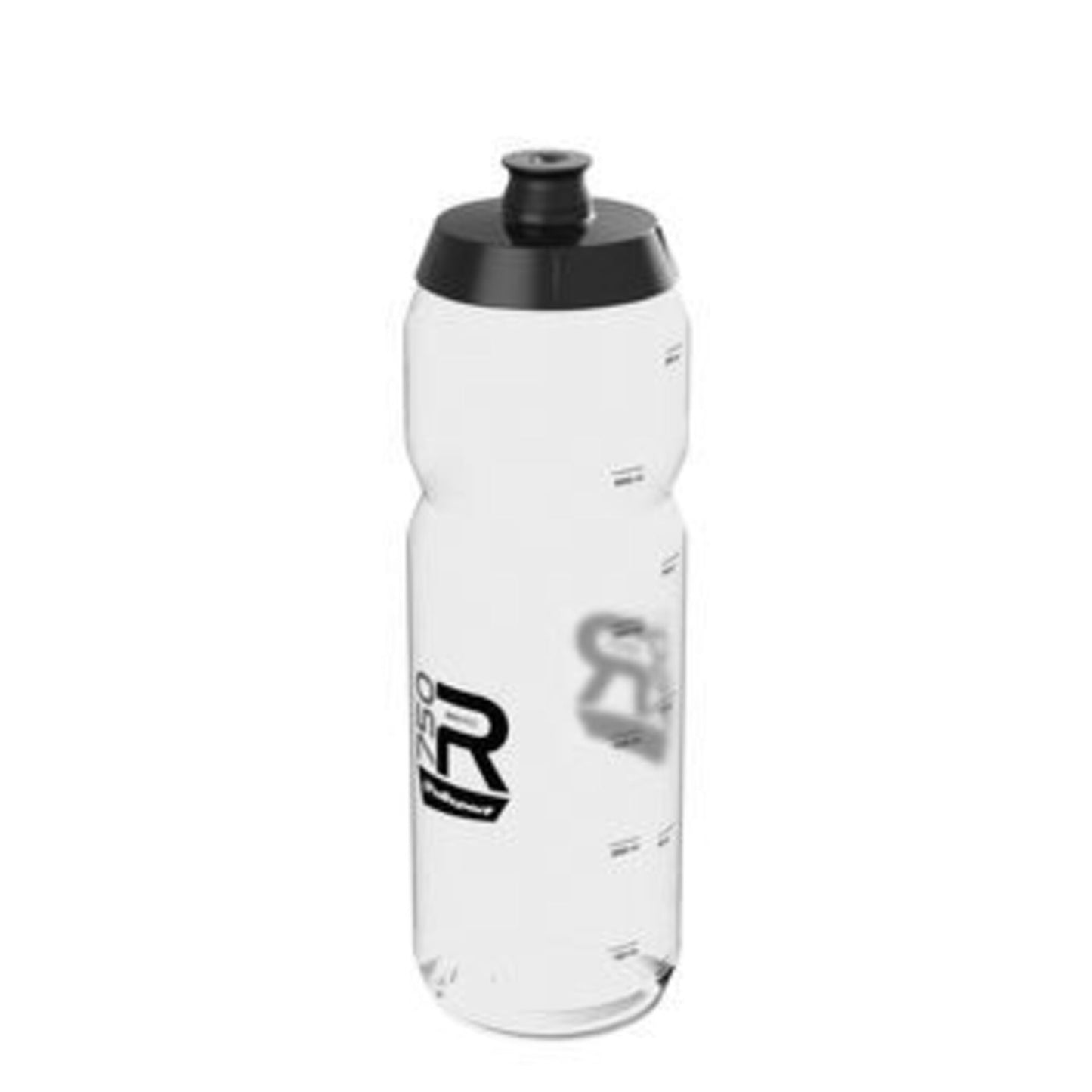 Polisport High Flow Sports Water Bottle 750ml - Transparent Screw-On Cap