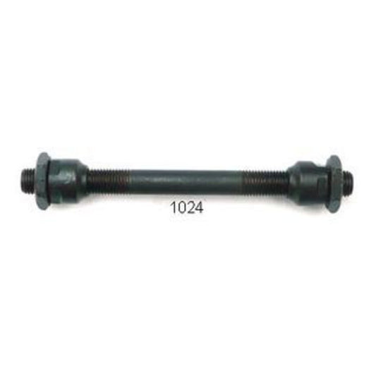 Front axle quick release, 9mm x 108mm.