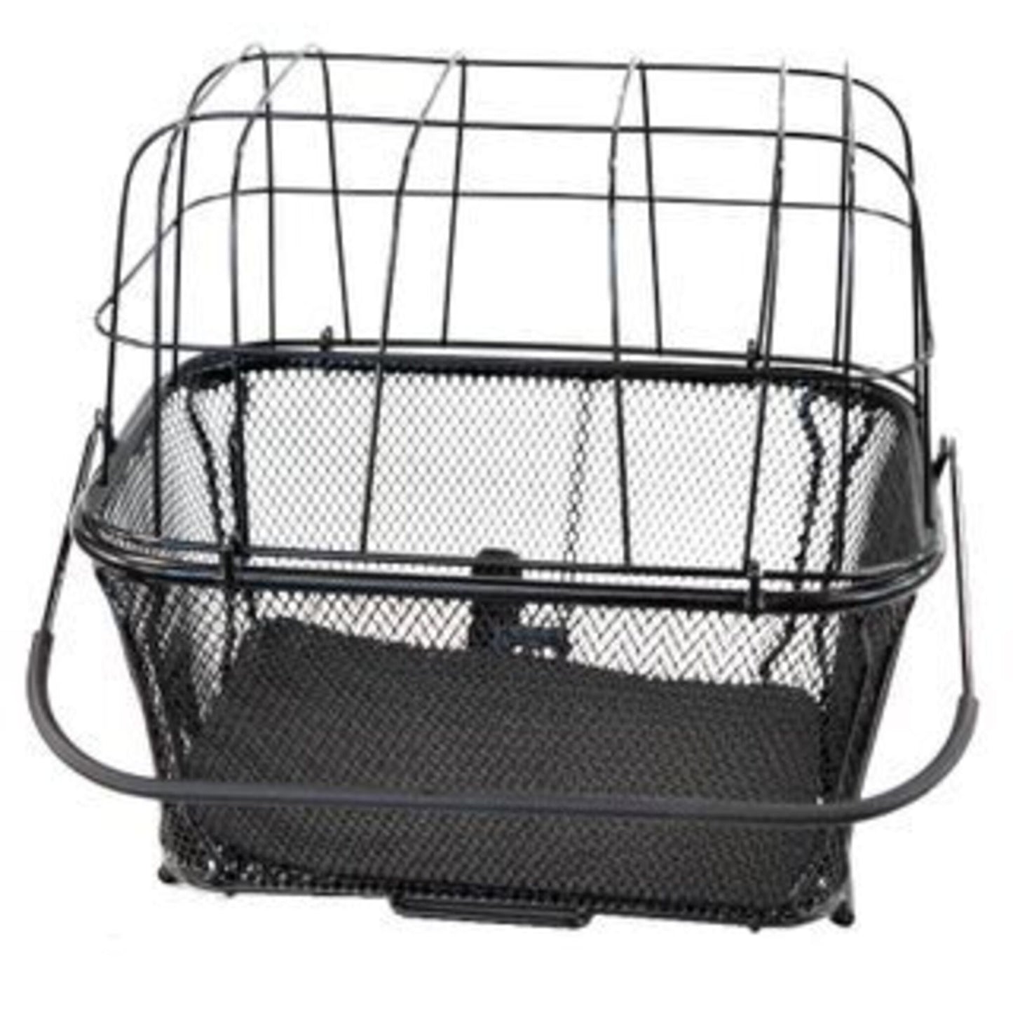 Rear Rack Pet Basket - Quick Release Base, Dome Lid, Padded Bottom - Dimensions: 40x30x35cm