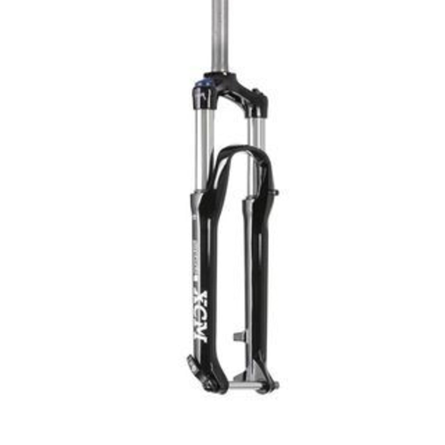 SR Suntour XCM32 Boost Suspension Fork - 27.5 inches, 100mm travel, lockout feature, coil preload, and 15mm QLOC.