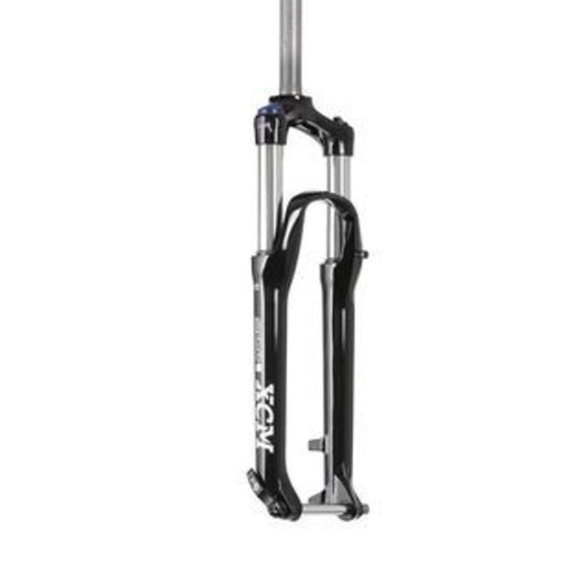SR Suntour XCM32 Boost Suspension Fork - 27.5 inches, 100mm travel, lockout feature, coil preload, and 15mm QLOC.