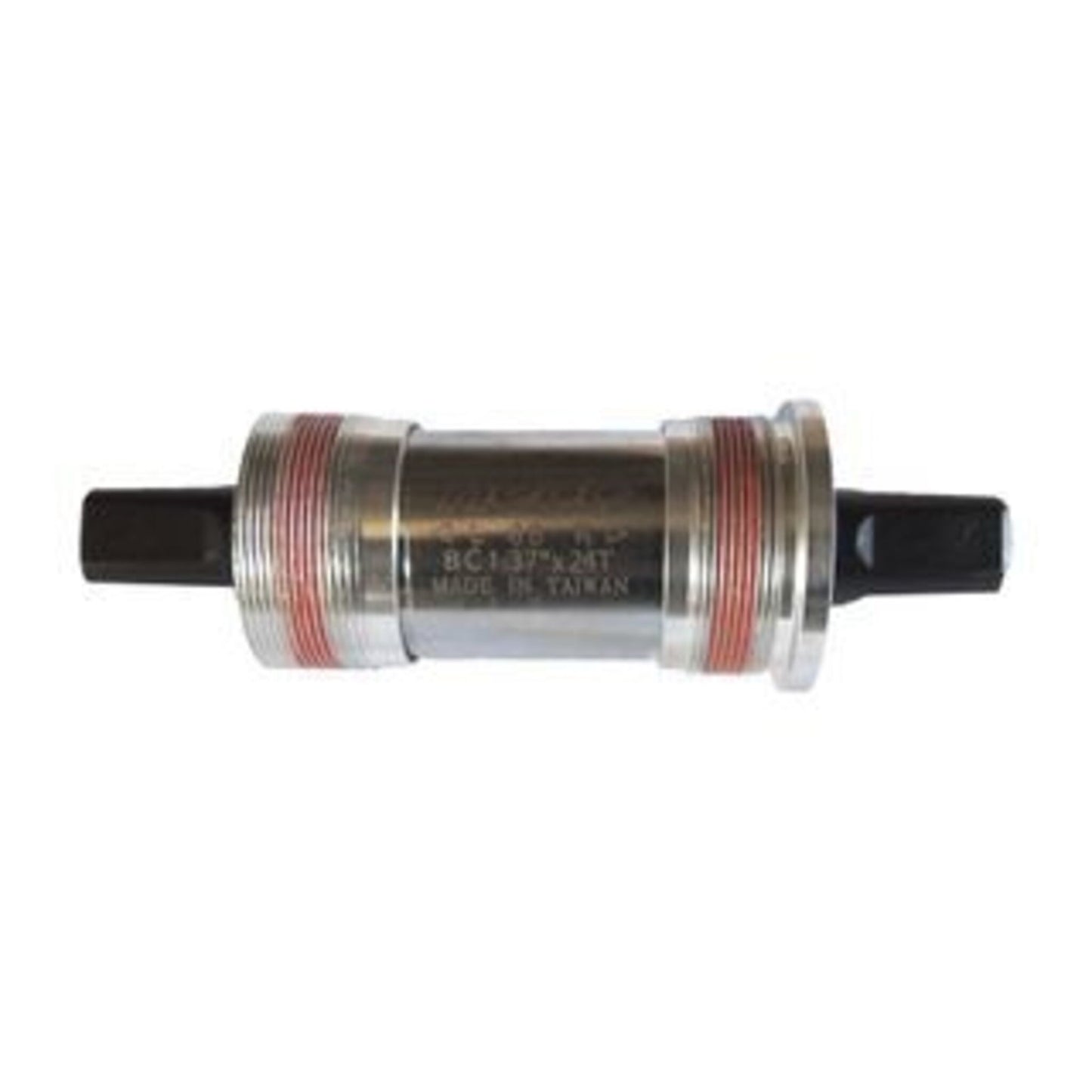 NECO Alloy Bottom Bracket Cartridge - 73mm Shell, 122.5mm Axle, with Sealed Bearings.