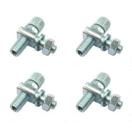 Set of 4 Steel M5 Brake Cable Adjusting Barrels