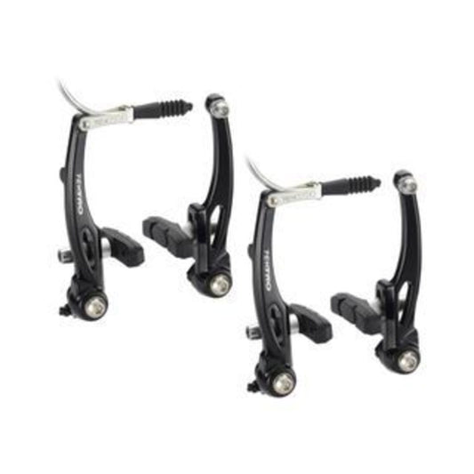 Tektro V Brake Set - 110mm Arm Length, Dual Tension Adjustment, Forged Alloy Construction.