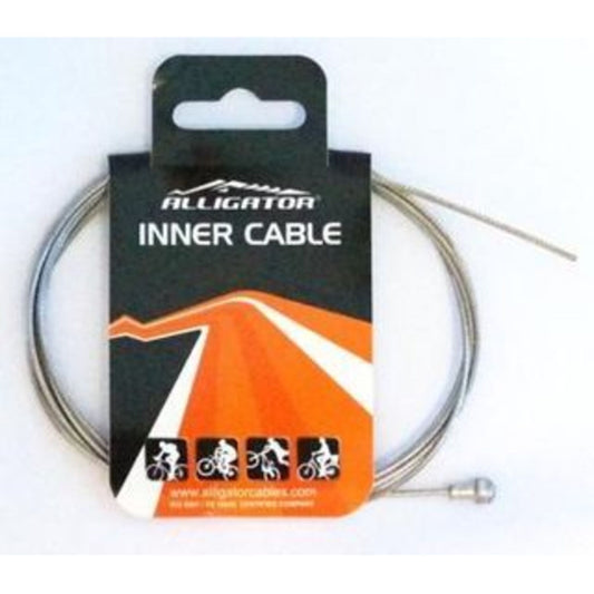 Alligator ROAD Brake Inner Cable - 31 Strand Stainless Steel, 1.5mm x 1700mm (Compatible with Shimano/Sram)
