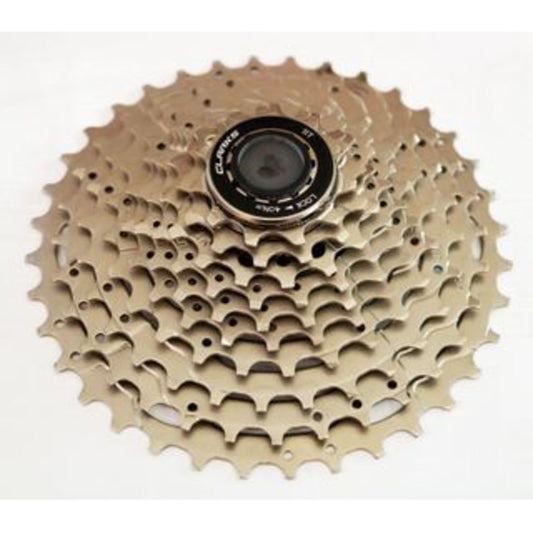 Clarks 10-Speed Cassette, compatible with Shimano/SRAM, with a gear range of 11-36T.