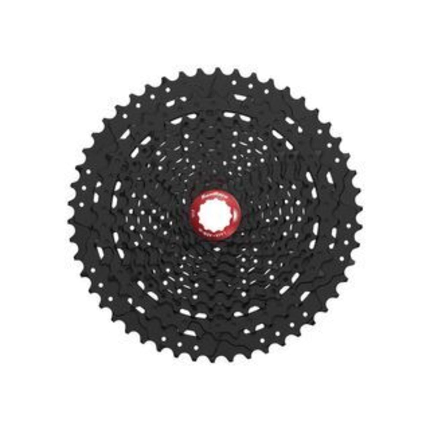 Sunrace 11-51t 11-Speed Cassette (Shimano Spline) in Black Chrome.