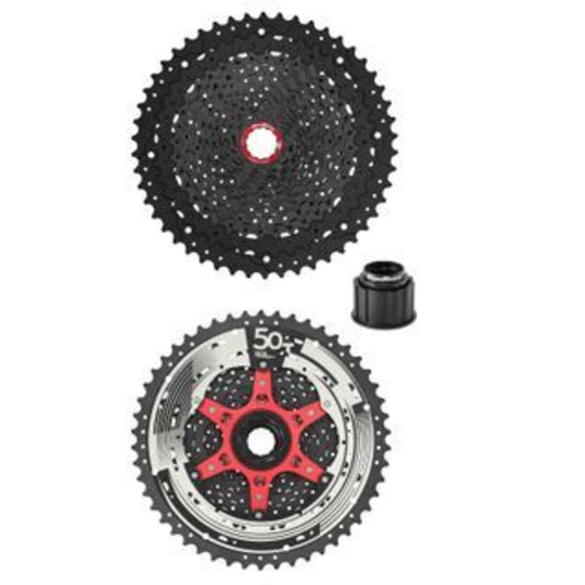 Sunrace MZ91X 12-Speed Cassette - Compatible with XD Driver, 10-50T in Black